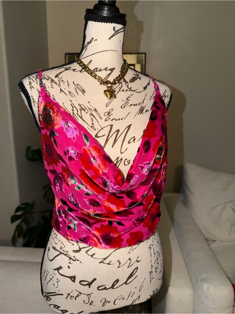 Nasty Gal Velvet top